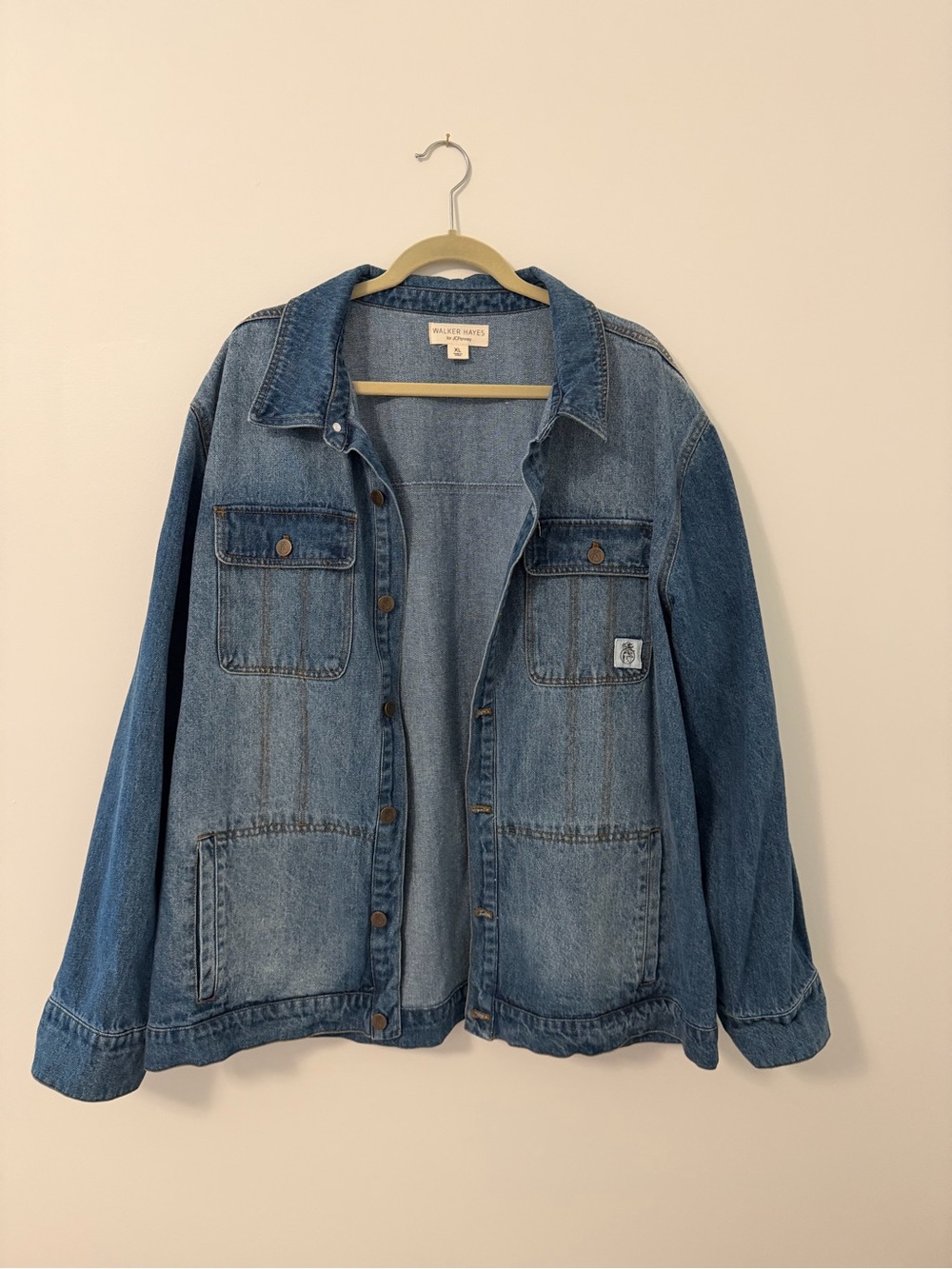 Walker Hayes Men’s Blue Denim Jacket - Size XL